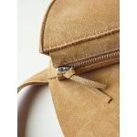 Sandfarbene Elegante Nachhaltige Herrenbauchtaschen & Herrenhüfttaschen mit Nieten klein 