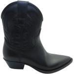 Reduzierte Schwarze Lemaré Cowboy-Boots & Cowboystiefeletten aus Leder für Damen Größe 36 