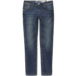 Blaue Lemmi Slim Jeans für Kinder aus Denim für Jungen Größe 146 
