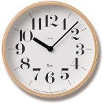 Lemnos Wanduhr Riki Clock/Designer Wanduhr ohne Tickgeräusche aus Japan/Wanduhr modern mit schleichender Sekunde/Küchenuhr, Uhr Wohnzimmer/Clock