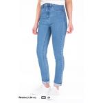 Hellblaue TITUS Slim Fit Jeans aus Baumwolle für Damen Größe XS 