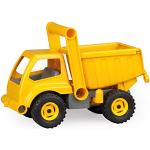 Lena 4210 EcoActives LKW Kipper, Baustellenfahrzeug ca. 27 cm, robuster Kipplaster, Muldenkipper für Kinder ab 2 Jahre, Spielfahrzeug in gelb