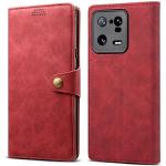 Rote Xiaomi Handyhüllen Art: Flip Cases aus Leder mit Ständer 