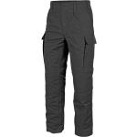 Schwarze Moleskin-Hosen mit Knopf aus Baumwolle für Herren Größe XL für den für den Winter 