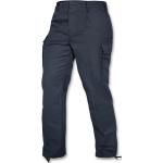 Blaue Moleskin-Hosen mit Knopf aus Baumwolle für Herren Übergrößen 