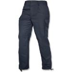 Blaue Moleskin-Hosen mit Knopf aus Baumwolle für Herren Größe XXL 