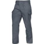 Graue Moleskin-Hosen mit Knopf aus Baumwolle für Herren Größe XL 