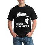 Leonard Cohen Design Mans T Shirts Short Sleeves Round Neck Tees Summer Tops T-Shirts & Hemden(3X-Large)