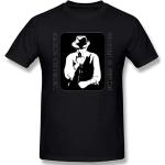 Leonard Cohen Logo Mans T T-Shirts Hemdens Short Sleeves Crew Neck Tees Summer Tops(XX-Large)