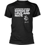 Leonard Cohen - Songs Of Love And Hate Black T-Shirt Xx-Large
