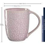 LEONARDO Becher »Matera«, Keramik, 430 ml, 6-teilig, rosa, rosa