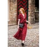 Rote Motiv Leonardo Carbone Burgfräulein-Kostüme aus Baumwolle für Herren Größe 5 XL 