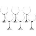Leonardo Ciao+ Rotwein-Gläser, 6er Set, Rotwein-Kelche mit gezogenem Stiel, spülmaschinenfeste Wein-Gläser, 6 Stück, 630 ml, 061450