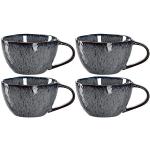 Reduzierte Anthrazitfarbene Moderne LEONARDO Kaffeetassen-Sets 180 ml aus Keramik 4-teilig 