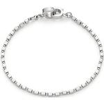 Reduzierte Silberne LEONARDO Perlenarmbänder aus Stahl für Damen 