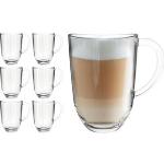 LEONARDO Teegläser mit Kaffee-Motiv aus Glas stapelbar 6-teilig 