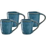 Blaue LEONARDO Espressotassen aus Keramik mikrowellengeeignet 4-teilig 