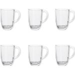 LEONARDO Runde Glasserien & Gläsersets mit Kaffee-Motiv aus Glas 6-teilig 