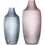 Reduzierte Bunte LEONARDO Runde Bodenvasen & Vasen für Pampasgras aus Glas 