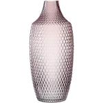 Reduzierte Rosa 17 cm LEONARDO Ovale Bodenvasen & Vasen für Pampasgras 17 cm strukturiert aus Glas 