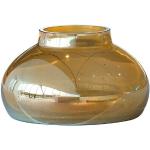 Goldene 9 cm LEONARDO Vasen & Blumenvasen aus Glas 