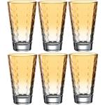 Pastellorange LEONARDO Gläser & Trinkgläser 300 ml aus Glas 6-teilig 