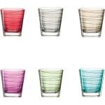 Bunte Moderne LEONARDO Vario Glasserien & Gläsersets 250 ml aus Glas spülmaschinenfest 6-teilig 
