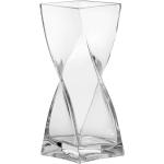 Reduzierte 25 cm LEONARDO Swirl Rechteckige Vasen & Blumenvasen 25 cm aus Glas 