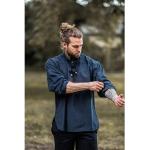 Blaue Motiv Leonardo Carbone Mittelalter-Hemden & Mittelalter-Blusen aus Baumwolle für Herren Größe 3 XL 