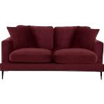 Reduzierte Rote Leonique Zweisitzer-Sofas aus Polyester mit Armlehne Breite 150-200cm, Höhe 50-100cm, Tiefe 50-100cm 2 Personen 