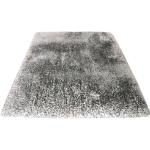 Hochflor-Teppich LEONIQUE "Lasse" Teppiche grau (graumelange) Esszimmerteppiche