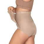 Reduzierte Beige Shape-Bodies & Miederbodies mit Klettverschluss aus Baumwolle für Damen Größe XL 
