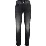 Anthrazitfarbene Bestickte Casual Lerros Jeans mit Stickerei mit Reißverschluss aus Baumwolle für Herren 