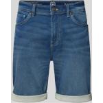 Hellblaue Lerros Jeans-Bermudas aus Baumwollmischung für Herren für den für den Sommer 