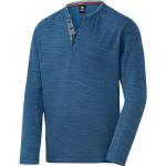 Blaue Langärmelige Lerros 2 in 1 Shirts aus Baumwollmischung für Herren Größe XL 