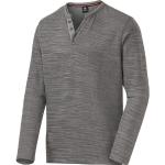 Graue Langärmelige Lerros 2 in 1 Shirts aus Baumwollmischung für Herren Größe XL 