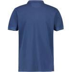 Blaue Sportliche Halblangärmelige Lerros Stehkragen Herrenpoloshirts & Herrenpolohemden aus Baumwolle Größe 3 XL 