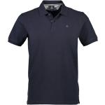LERROS Poloshirt, Knopfleiste, Logo-Stickerei, für Herren, blau, XXL