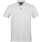 Weiße Unifarbene Lerros Herrenpoloshirts & Herrenpolohemden aus Baumwolle Größe M 