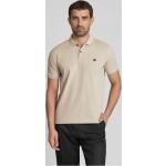 Sandfarbene Unifarbene Lerros Herrenpoloshirts & Herrenpolohemden aus Baumwolle Größe XL 