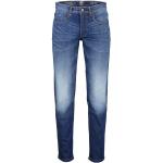 Marineblaue Bestickte Casual Lerros Slim Fit Jeans aus Baumwolle für Herren 