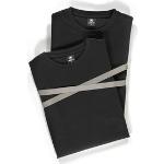 Schwarze Casual Lerros Rundhals-Ausschnitt T-Shirts für Herren Größe 3 XL 2-teilig 