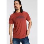 Rote Kurzärmelige Lerros Rundhals-Ausschnitt T-Shirts aus Baumwolle für Herren Größe 3 XL 