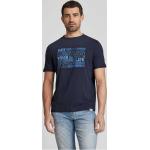 Marineblaue Lerros T-Shirts aus Baumwolle für Herren Übergrößen 