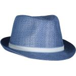 Blaue Unifarbene Trilbies & Fedora-Hüte für Herren Größe XL 