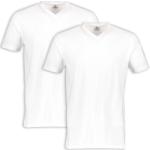 Weiße Lerros V-Ausschnitt T-Shirts für Herren Größe S 