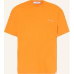 Reduzierte Orange Les Deux T-Shirts aus Jersey für Herren Übergrößen 