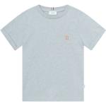 Les Deux T-Shirt - NÃ¸rregaard - Summer Sky Melange/Orange