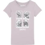 Rosa Emoji Kinder T-Shirts maschinenwaschbar für Mädchen 