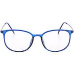 Blaue Nerd Brillen für Damen 